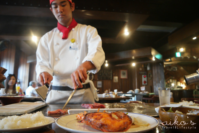【日本沖繩】Sam’s Anchor Inn花式鐵板燒，滿足味蕾與眼睛的饗宴：）