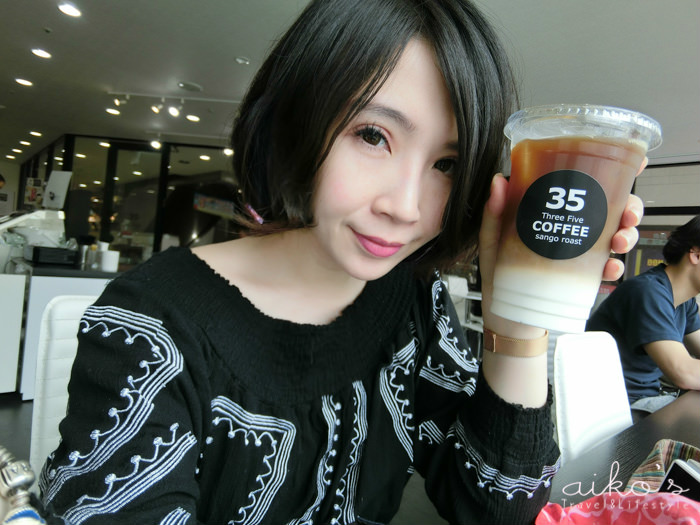 【日本沖繩】35 coffee，沖繩必喝的平價咖啡、白色戀人CREMIA鮮奶油霜淇淋。
