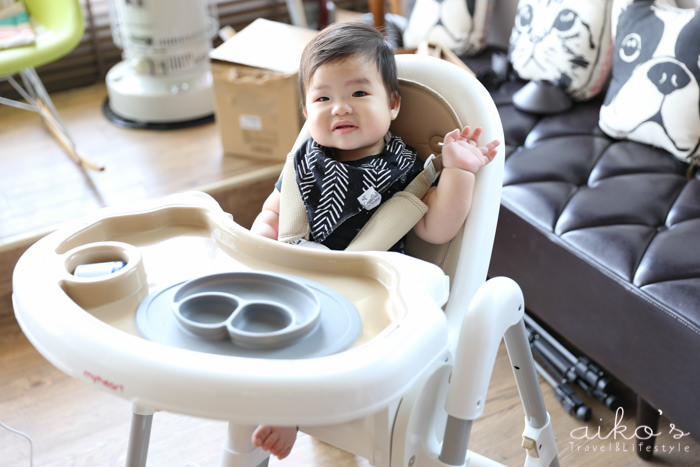 【育兒好物】myheart餐椅(送益生菌洗碗精)～CP值超高美型又實用、可調高低、好拆卸清洗。