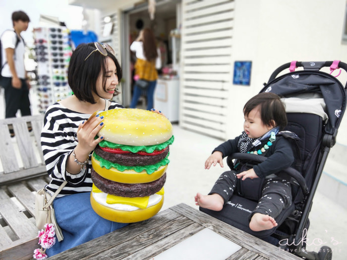 【日本沖繩】瀨長島幸福鬆餅(幸せのパンケーキ)、氾濫漢堡(氾濫バーガーチムフガス)
