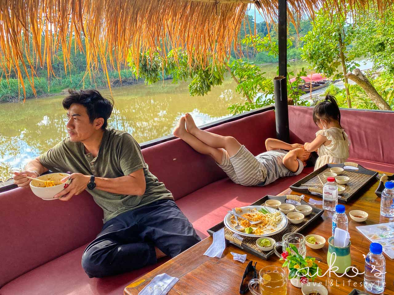 【泰國清邁】湄平河游船導覽～在懷舊農村家庭中吃經典咖哩麵