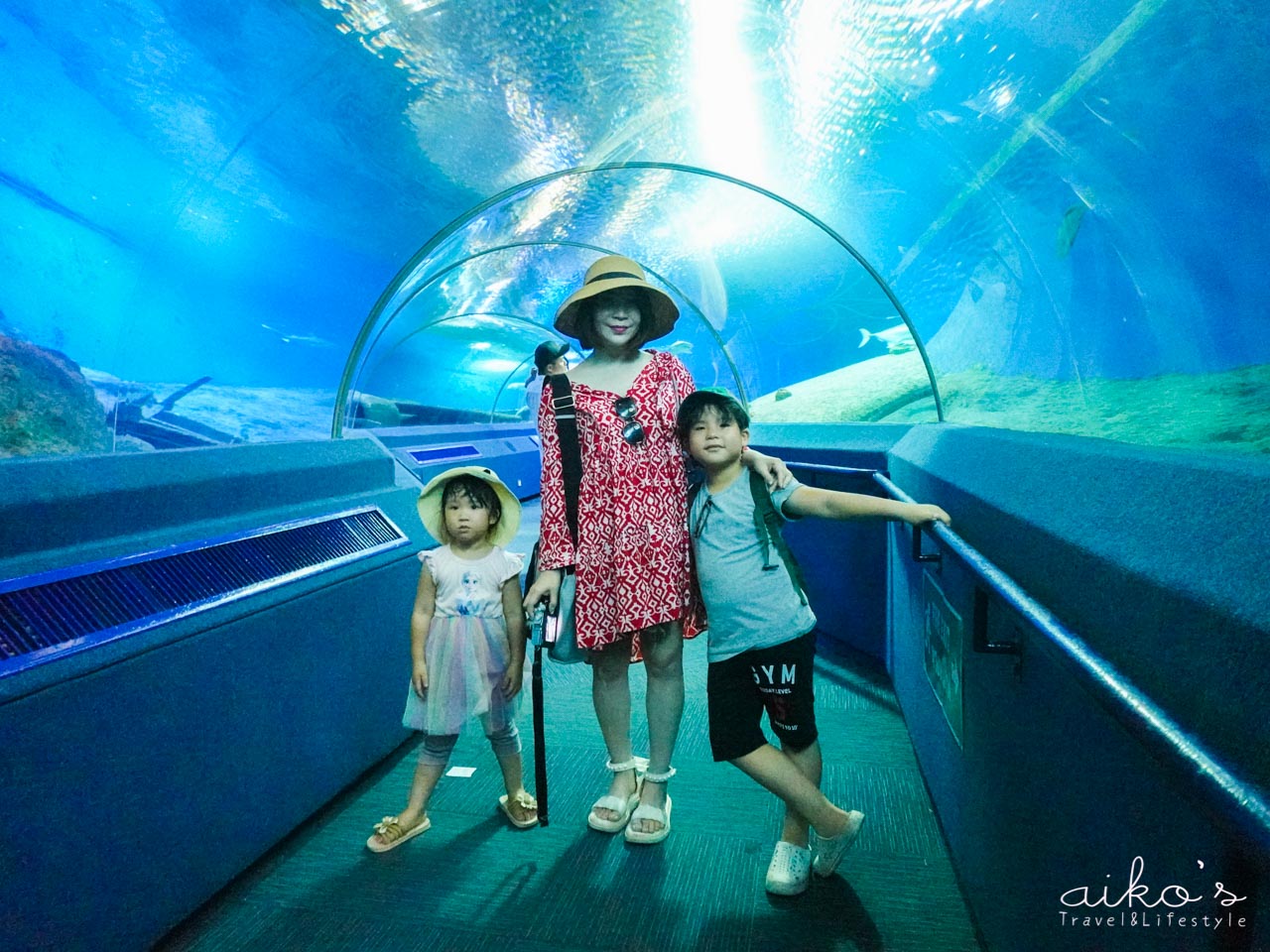 【遊芭達雅】海底世界 Underwater World Pattaya～長長的海底隧道，小孩逛不累。