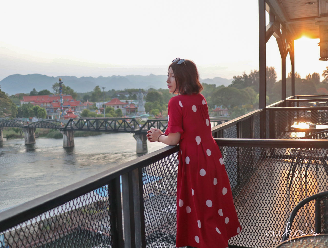 【泰國北碧】桂河景觀飯店 River Kwai View Hotel｜陽台就能看到桂河大橋！
