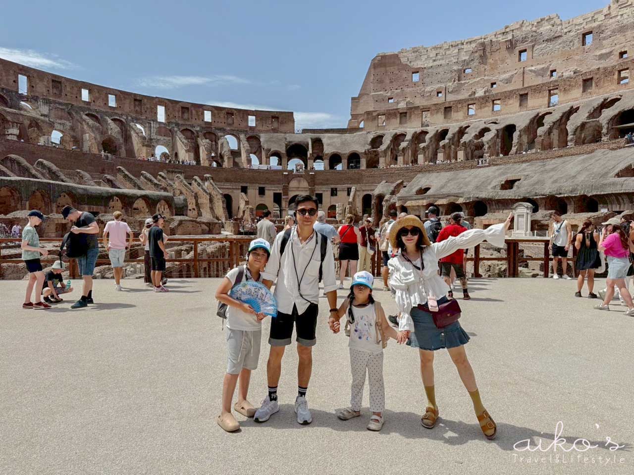【羅馬自助】二訪帶孩子去羅馬競技場～直接找中文導覽能快速通關還能進入許多場館！學到更多歷史軌跡