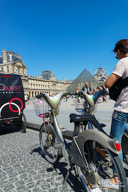 【歐遊42天】當個巴黎偽在地人～在巴黎騎Velib，享受ubike般迎著風飽覽巴黎美景！