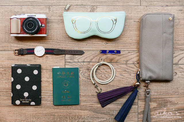 【流行時尚】設計精品～旅行小物：Kate Spade護照套(夾)，水玉點點超吸睛！